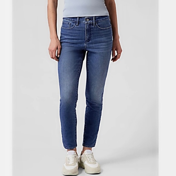 NWT Athleta Sculptek Skinny/Slim High Rise Jeans - Picture 1 of 6